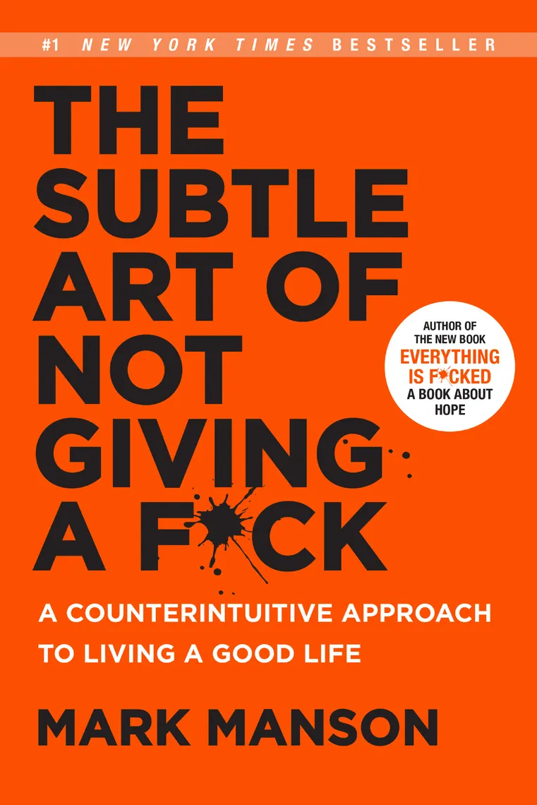 The subtle of not giving a fuck book cover